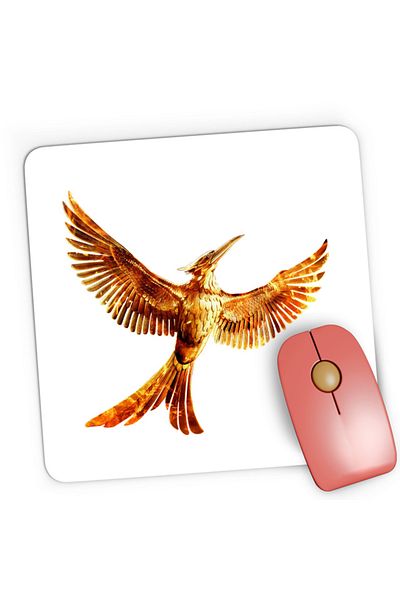 OEM Mousepad Gaming The Hunger Games Bird Sci-FI Action Adventure Run, 21x19 cm
