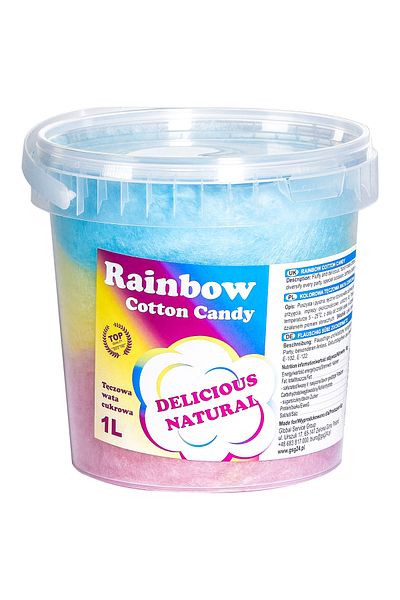 shumee Kolorowa tęczowa wata cukrowa Rainbow Cotton Candy 1L