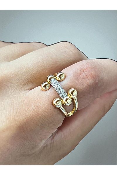 MUTENA 316L Steel Adjustable Model Steel Ring Spiral Ring