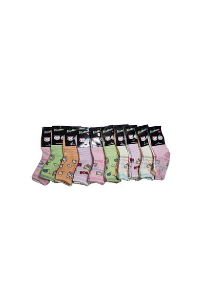 OEM Set 20 pairs of long socks for kids, multicolored, size 27-30
