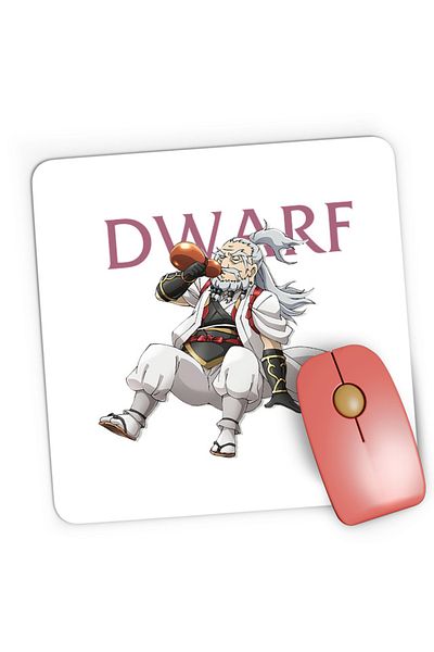 OEM Mousepad Gaming Goblin Slayer Dwarf Adventure Action Gore Different Sake, 21x19 cm
