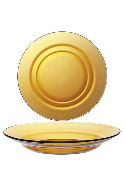 shumee Talerz głęboki Duralex LYS AMBER pomarańczowy 230 x 35 mm - zestaw 6 szt.