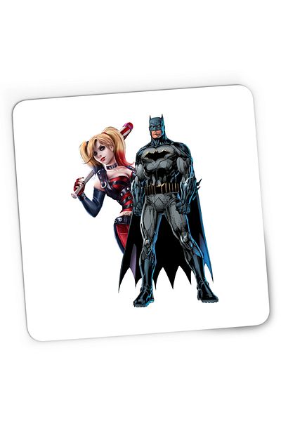 OEM Mousepad Gaming Batman Harley Quinn Joker Margot Bad Girl, 21x19 cm