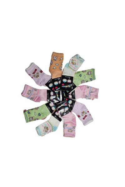 OEM Set 20 pairs of long socks for kids, multicolored, size 27-30