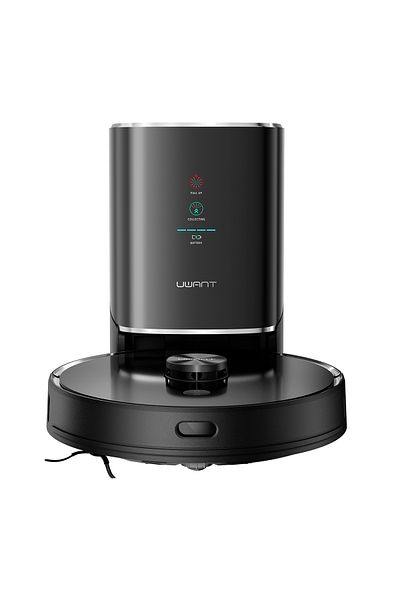 UWANT Robot sprzątający odkurzacz funkcją mopa + stacja ładująco - czyszcząca U100 - szary