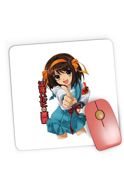 OEM Gaming Mousepad Haruhi Suzumiya Energetic Anime Supernatural, 21x19 cm