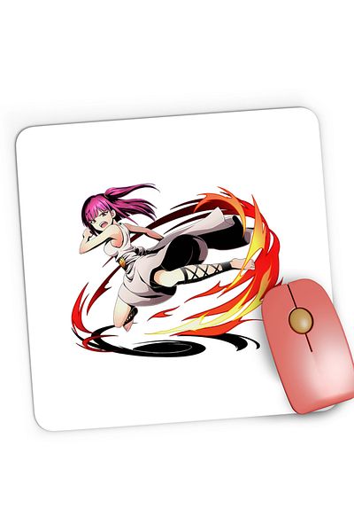 OEM Mousepad Gaming Magi The Labyrinth of Magic Morgiana Fight Leg Fire, 21x19 cm
