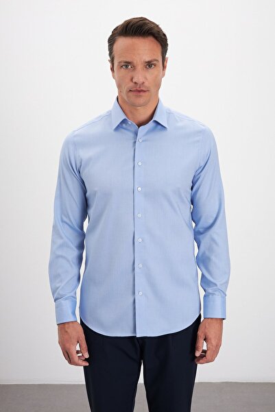 Paşahan No Ironing Required 100% Cotton Non Iron Classic Collar Oxford Men's Shirt