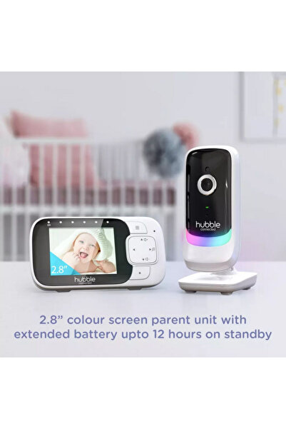Hubble جهاز مراقبة الأطفال الذكي Nursery Pal Essentials المزود بكاميرا ثابتة
