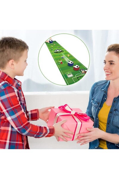 dalip Interactive Game Dalip, Football Play Mat 90 x 20 cm, 1-4 Players, 5+ Years, 6 Balls Included, Gree