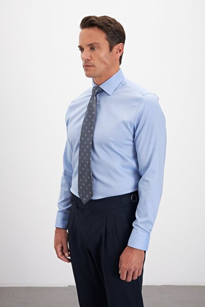 Paşahan No Ironing Required 100% Cotton Non Iron Classic Collar Oxford Men's Shirt