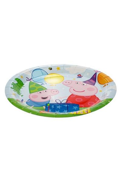 party mix Peppa Pig Birthday Cardboard Plate – Peppa Pig Plate – Peppa Pig Birthday