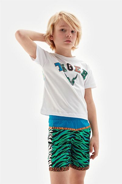 Nebbati Boy Patterned Shorts