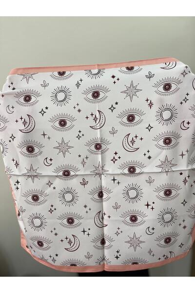 sema aksesuar Μπαντάνα με μοτίβο μάτι με χάντρες Evil Eye - Φουλάρι από ύφασμα ρεγιόν με μοτίβο Sun Moon Star Δώρο