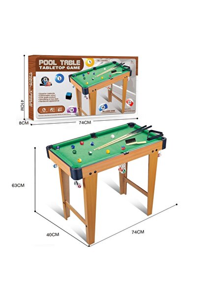 Flippy Billiard Table, Flippy, with Legs, +6 Years, 74 x 63 x 40 cm, Wood/ABS, Brown/Green