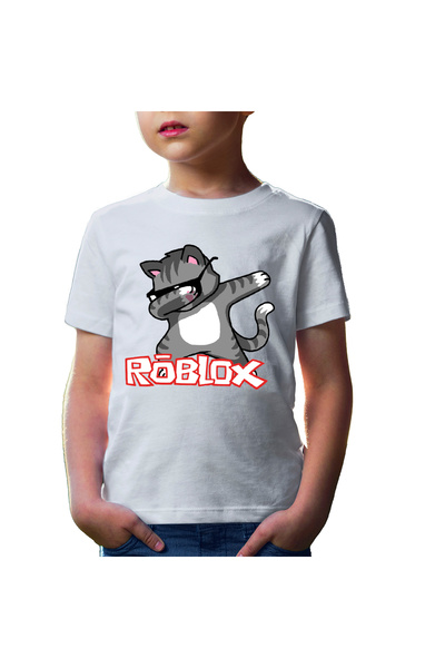 OEM Tricou copii Roblox Cat Kitten Fortnite Dab Vip