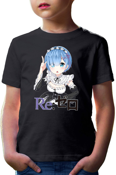 OEM Tricou copii Re Zero REM Doki Doki Best Waifu Demon