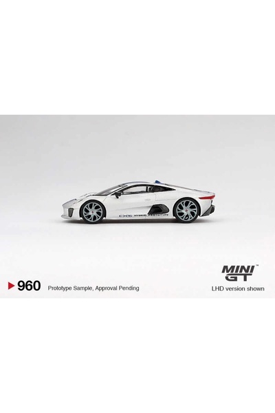 mini gt Jaguar C-X75 Silver 960