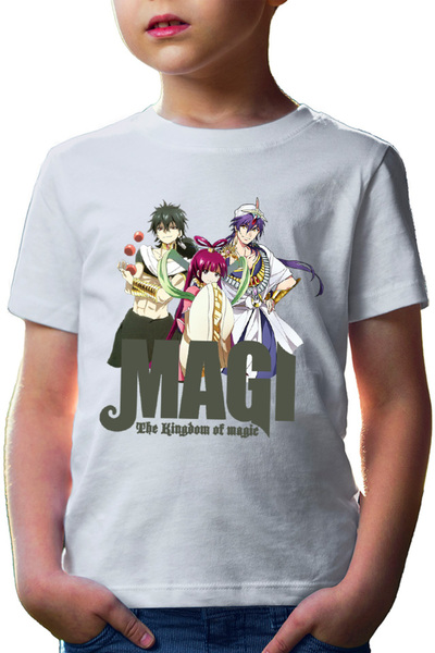 OEM Tricou copii Magi The Labyrinth of Magic Kougyoku Queen Judar Sinbad Trio