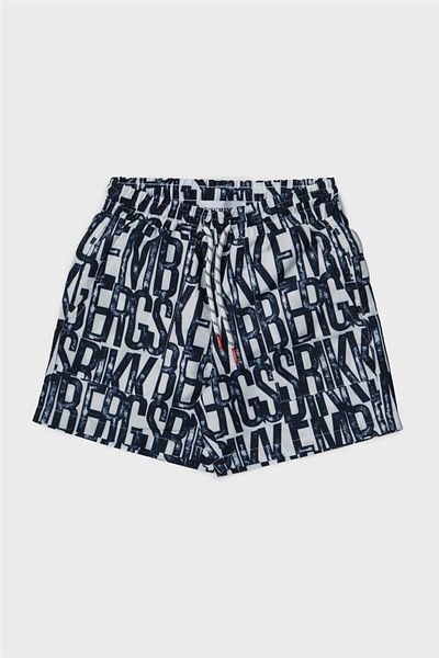 Bikkembergs Boy Navy Blue Sea Shorts