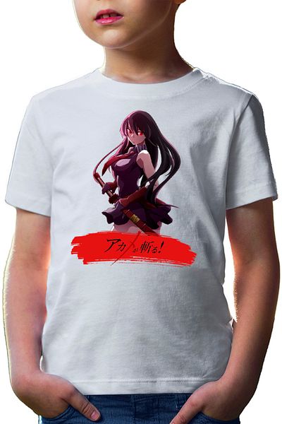 OEM Tricou copii Akame ga Kill Katana Fantasy Otaku Gore Blood Moon