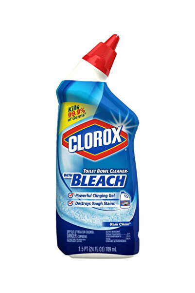 Clorox منظف المرحاض عالي الأداء وسريع المفعول برائحة المطر 709 مل