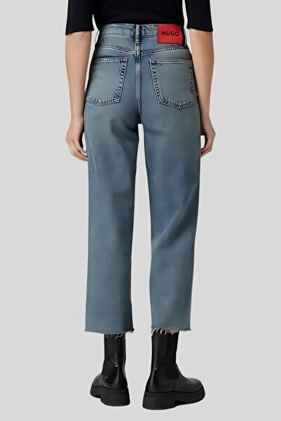 HUGO Kadın Jean Pantolon Mavi 445