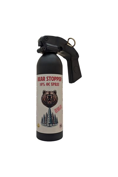 Bear Stopper Spray urs cu piper, aparare impotriva ursilor si a altor animale, dispersie, 400 ml, Bear Stopper