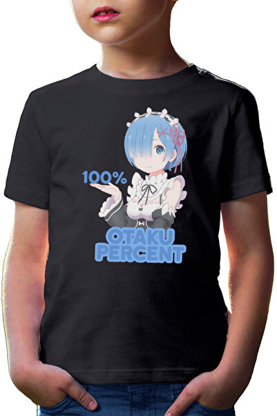 OEM Tricou copii Re Zero REM Otaku Percentage Maiden Kawaii Technics