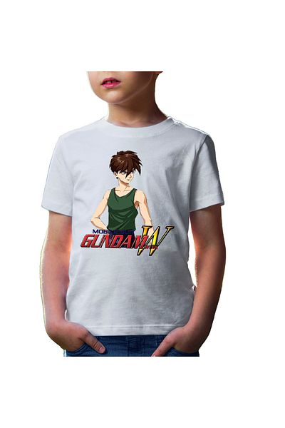 OEM Tricou copii dam Wing Heero Angry Guy Anime Eater