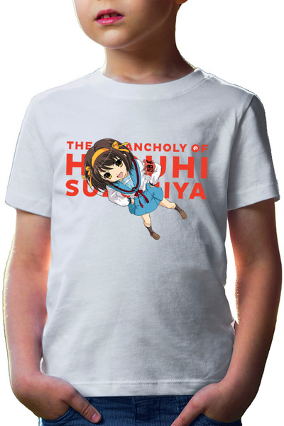 OEM Haruhi Suzumiya Λύκειο Ομοιόμορφη Λέσχη SOS Διασκεδαστική Δράση Παιδικό T...