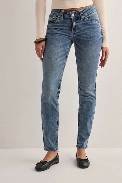 VibeGaia Jean παντελόνι με χαμηλή μέση Slim Fit