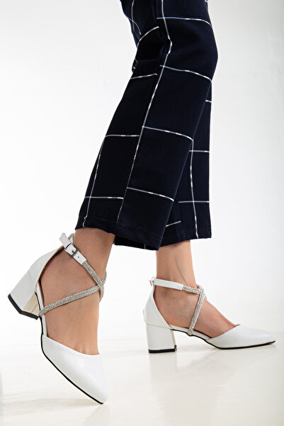 CEMAY Pantofi de damă cu vârf ascuțit, spate închis, atunci când este în mod ...