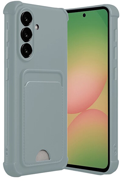 m.tk moveteck Samsung Galaxy A56 Kılıf Kamera Ve Köşe Korumalı Kartlıklı Cüzd...