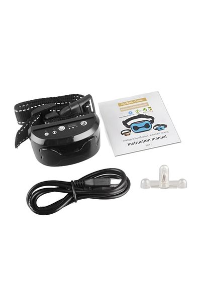 SMART GADGETS C&A Zgardă automată anti-lătrat, reglabilă, sonoră, 7 niveluri de impuls, vibrații, impermeabilă, rezistentă la praf