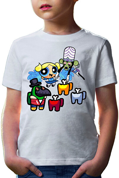 OEM Tricou copii Among Us Impostor Character Wonder Mojo Jojo Bubble