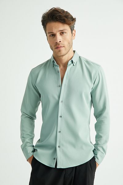 Klothy Мъжка риза Slim Fit Easy Iron New Season 2353