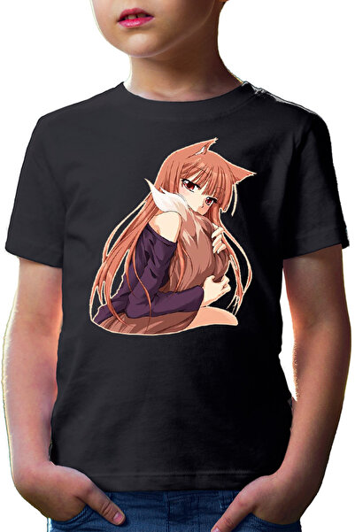OEM Tricou copii Spice And Wolf Holo Furry Fluffy Tail Nom