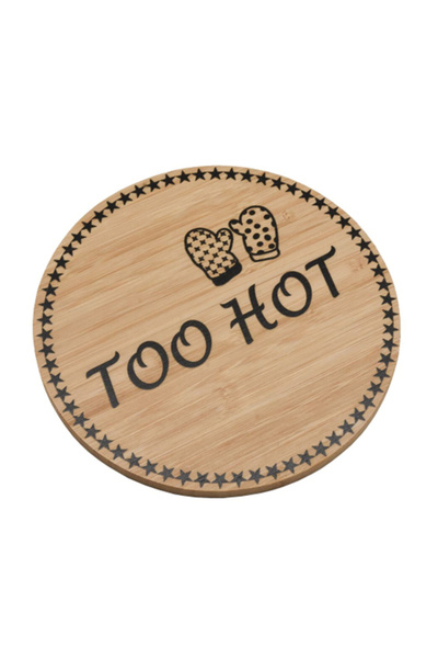 Bien Servi High Quality Bamboo Round Shape Coaster 18cm