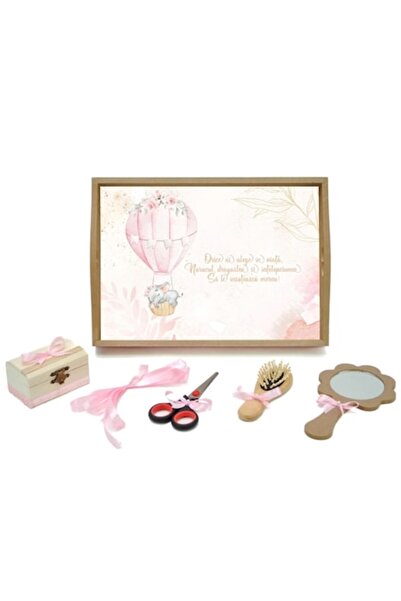 OEM Tavita turta, 6 piese, Elefantul Somnoros, 35x20cm, Multicolor