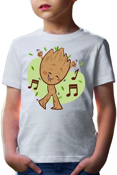 OEM Tricou copii Baby Groot Music Love Dance Marvel