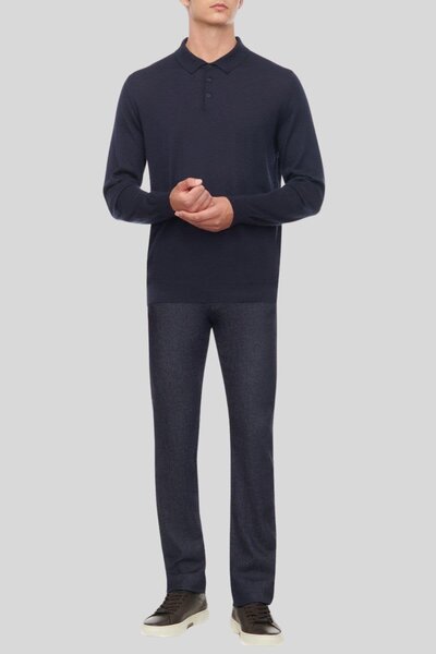 BOSS Pamuklu Jean Erkek Pantolon Mavi 402