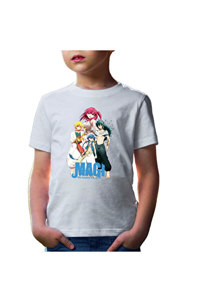 OEM Παιδικό μπλουζάκι Magi Ο λαβύρινθος της μαγείας Alladin Friends Anime
