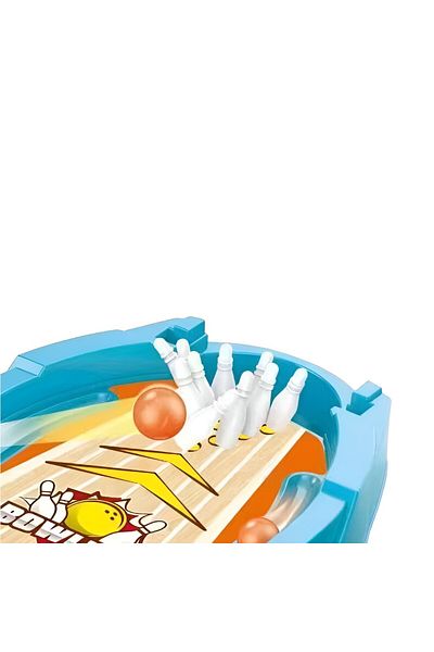 Flippy Interactive Mini Bowling Board, Flippy, Balls and Figures Included, 26.5x19.5x5 cm, Blue