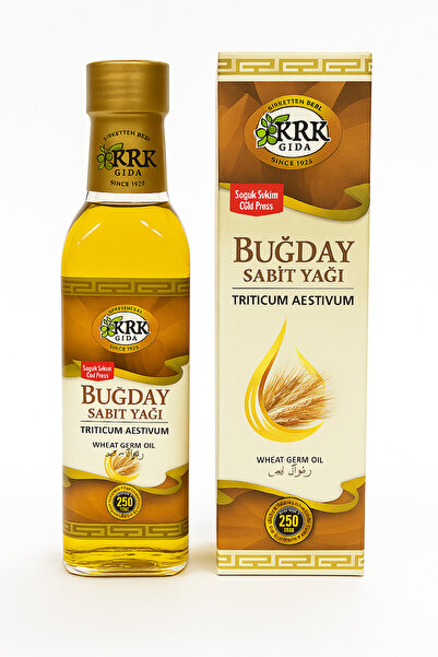 Krk Gıda Natural Wheat Oil 250 ml – Cold Pressed for Skin and Hair Care