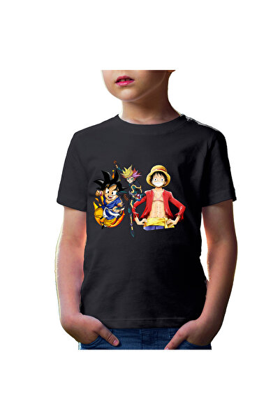 OEM Tricou copii Yu Gi Oh Songoku One Piece Yugi Mutou Desene