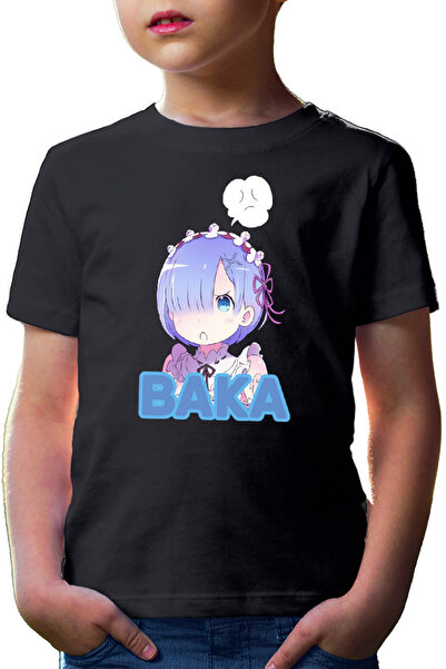 OEM Tricou copii Re Zero REM Baka Tappei Nagatsuki Isekai Light Novel