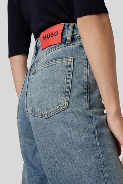 HUGO Kadın Jean Pantolon Mavi 445