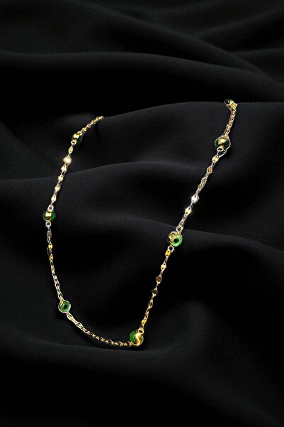 Altınaşkı Nazar Boncuklu Altın Kolye