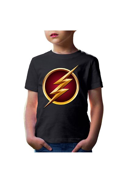 OEM Tricou copii The Flash Logo Superhero Comics Fast Go